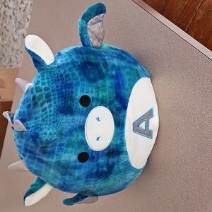 12” Squishmallow Dominic The Dragon Initial “A”
